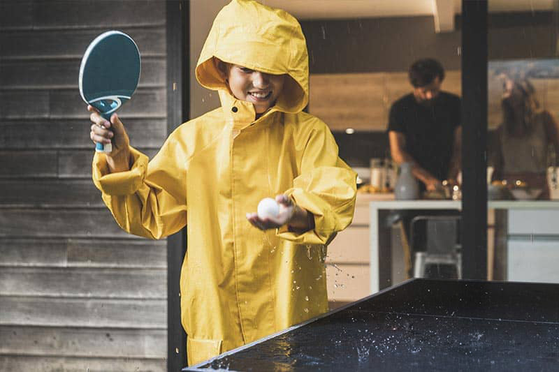 Table de Ping pong filet retractable