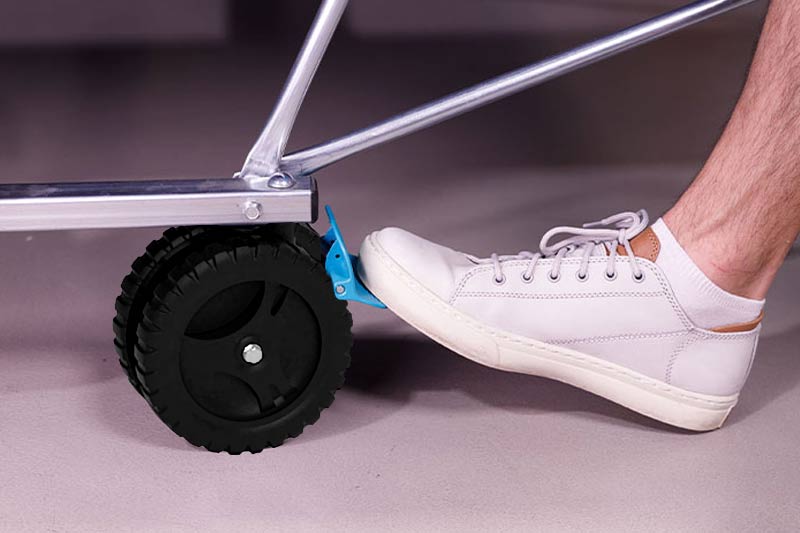 Wheel Brake System of the Cornilleau 300 Indoor Table