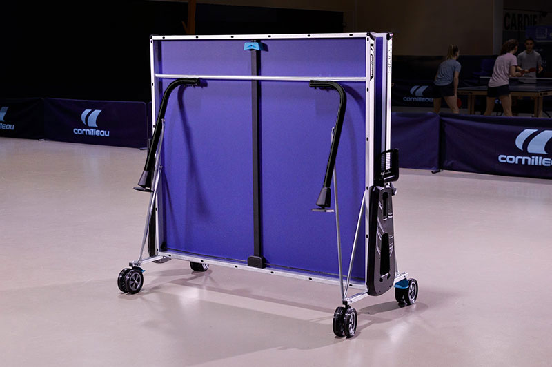 Compact folding design of Cornilleau 400 Indoor table