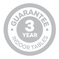 logo guarantee 3 years indoor table tennis tables
