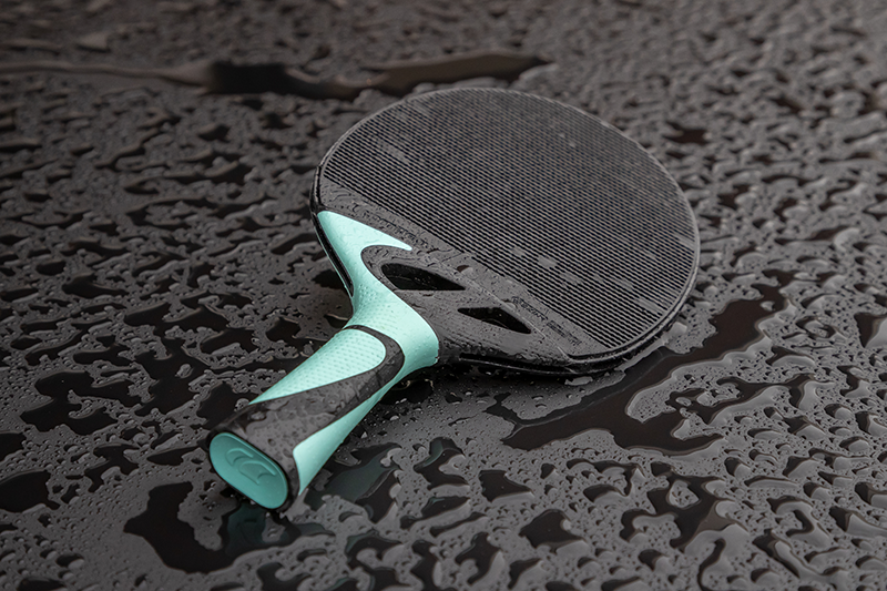 Racket in use